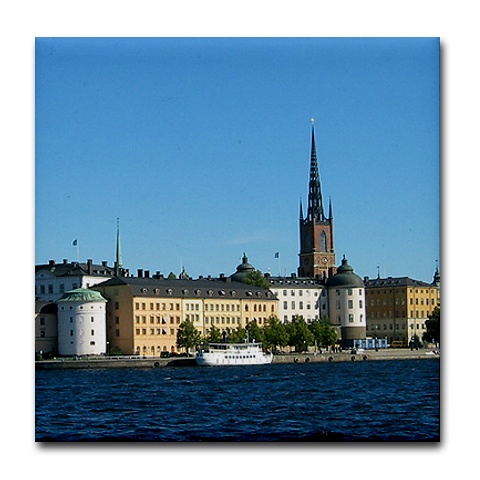 Gamla Stan tile coaster